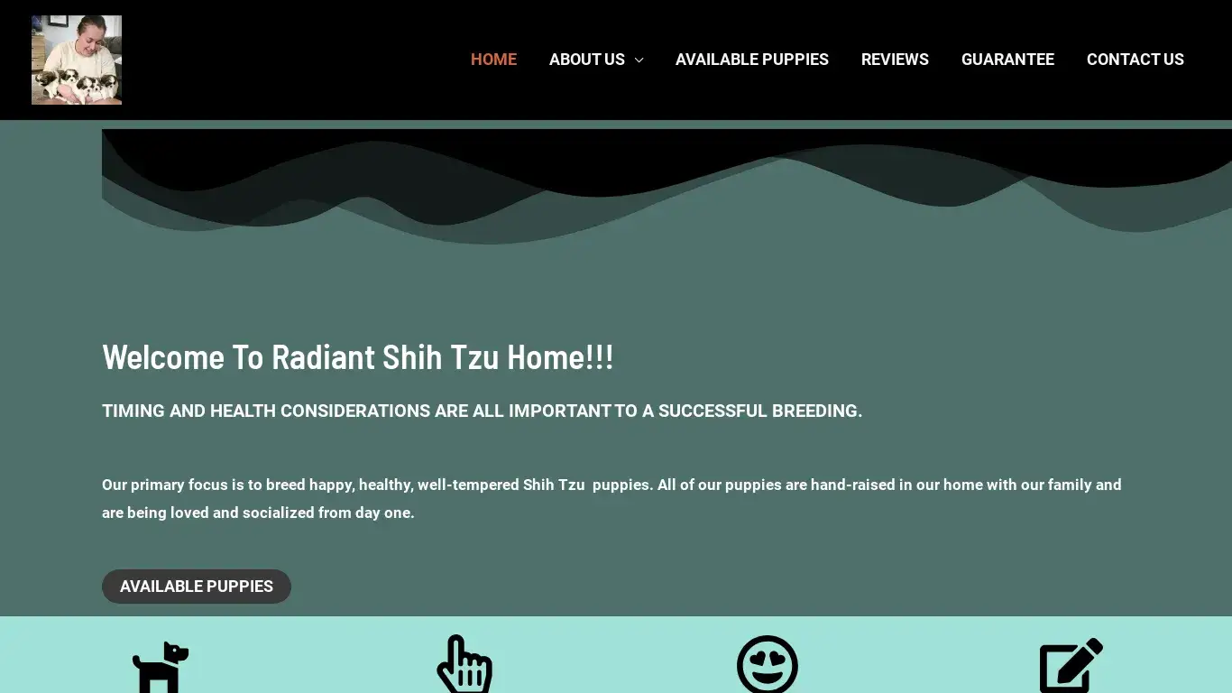 is Radiant Shih Tzu Home – shih tzu Puppies For Sale-shih tzu Breeder legit? screenshot