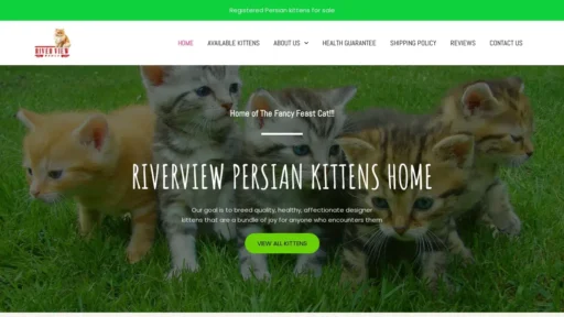 Scam Website Screenshot Riverviewpersiancats.com