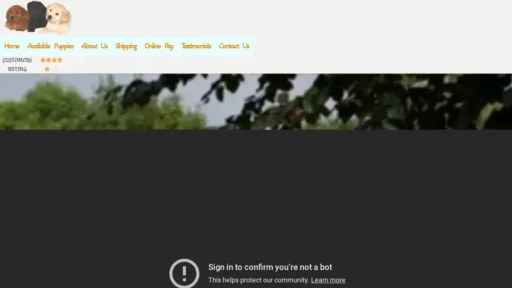 Scam Website Screenshot Rodneylabradorpuppies.com