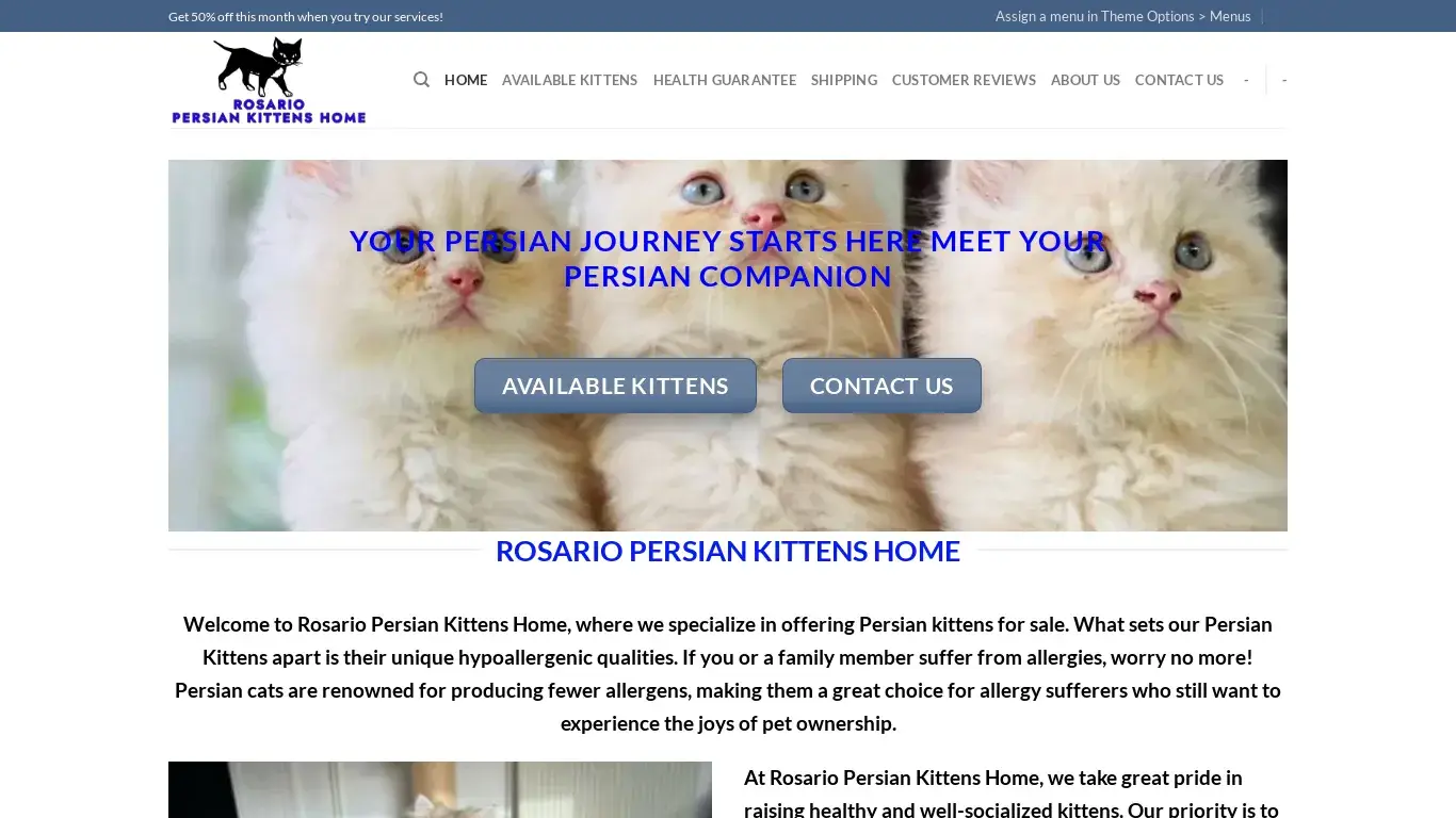 is Home - rosariopersiankittens.com legit? screenshot