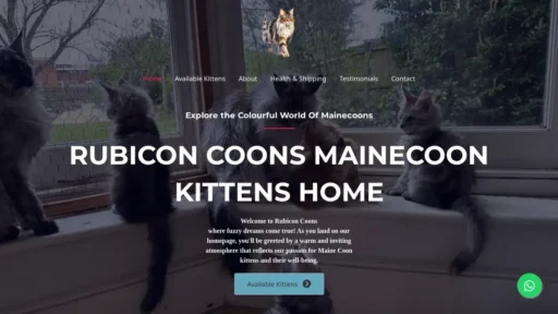 Scam Website Screenshot Rubiconcoons.com