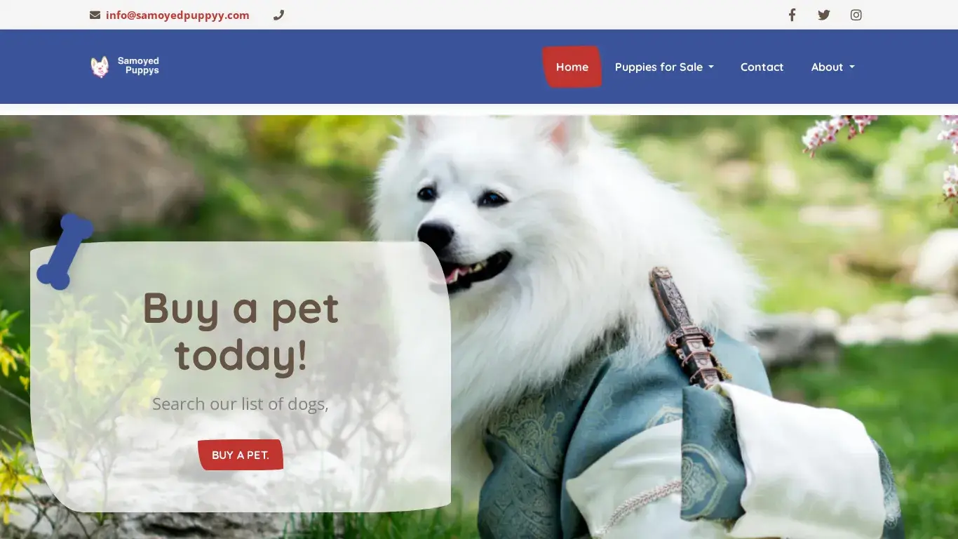 is Home · Samoyed Puppy legit? screenshot