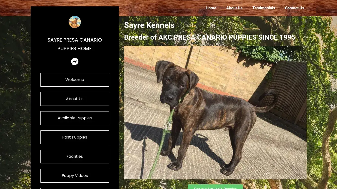 is SAYRE PRESA CANARIO PUPPIES HOME – CANARIO PUPPIES HOME legit? screenshot