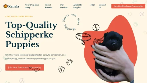 Scam Website Screenshot Schipperkepuppieshome.com