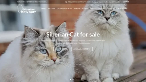 Scam Website Screenshot Siberiankittyspty.com