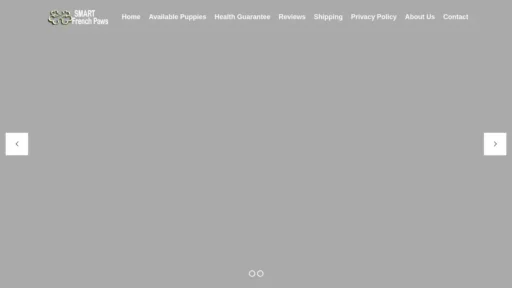 Scam Website Screenshot Smartfrenchpaws.com