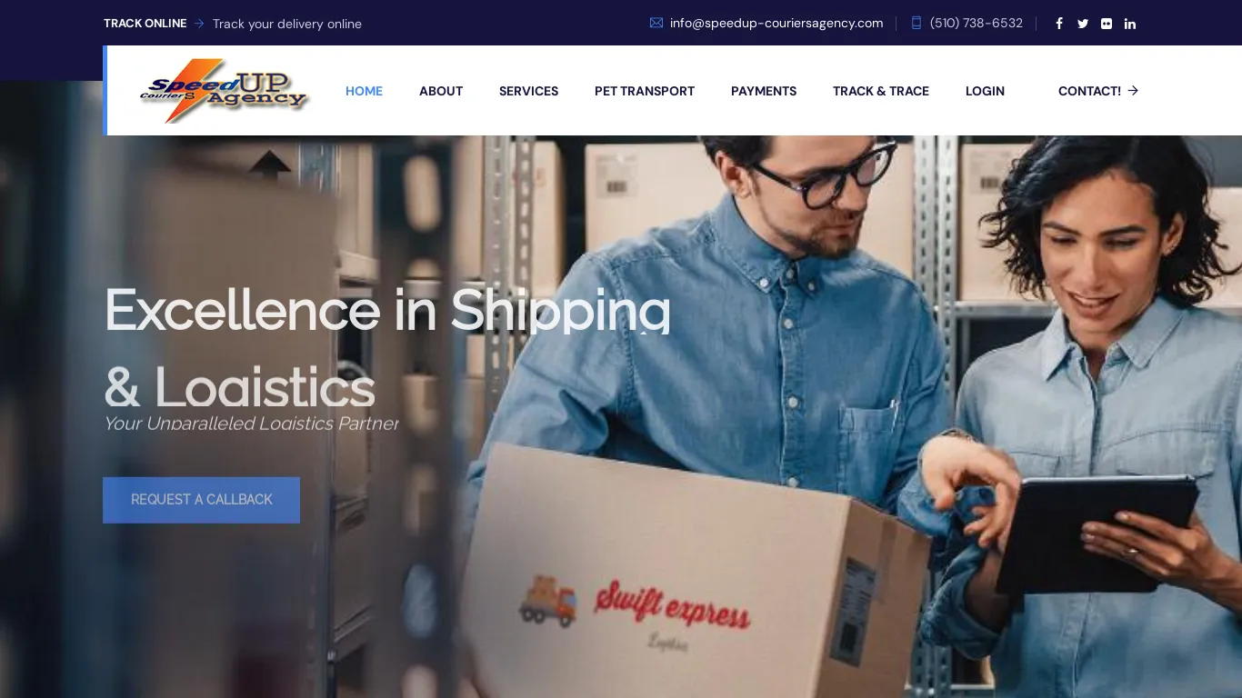 is Speedup Couriers Agency - Home legit? screenshot