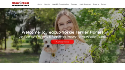 Scam Website Screenshot Tcythomes.com