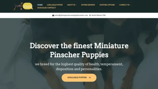Scam Website Screenshot Theexperienceminpinbreeder.com