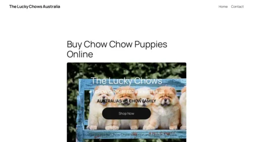 Scam Website Screenshot Theluckychows.com