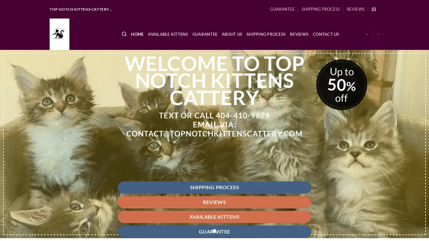 is TOP NOTCH KITTENS CATTERY legit? screenshot