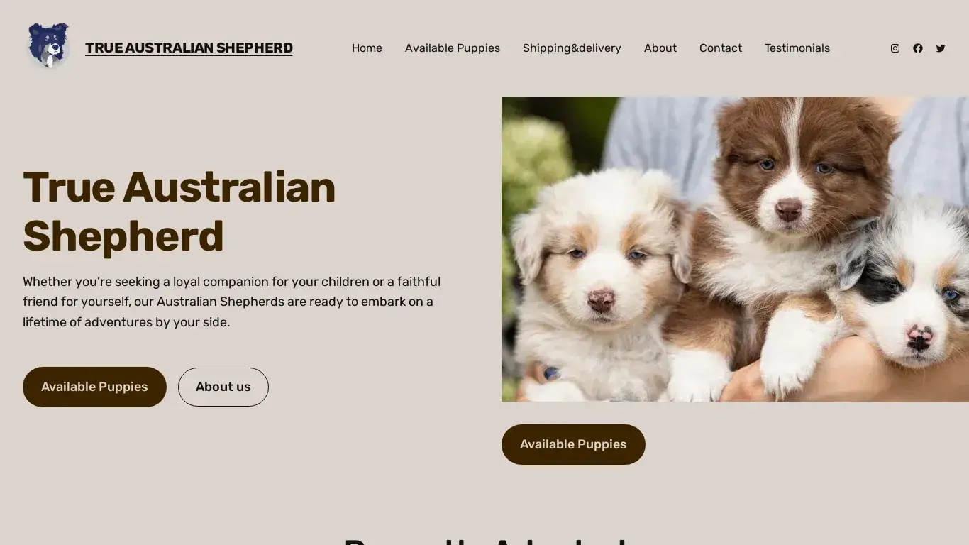 is Home - True Australian Shepherd legit? screenshot