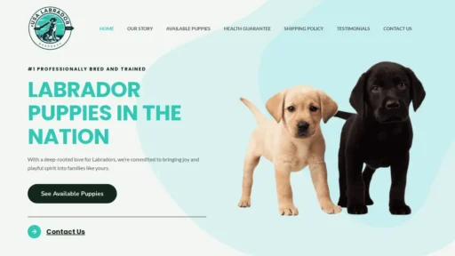 Scam Website Screenshot Usalabradorbreeders.com