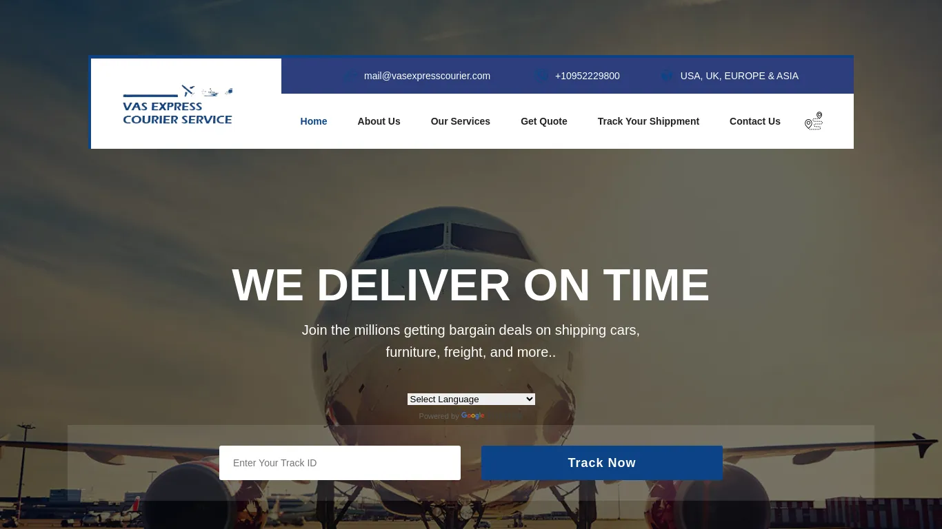 is Vas Express Courier Service | Efficiency at your doorstep legit? screenshot