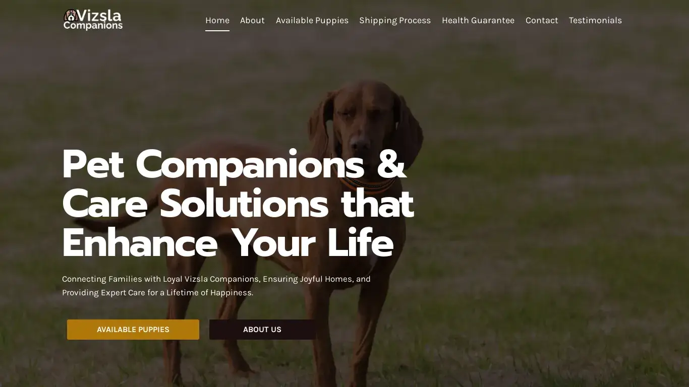 is vizsla dogs legit? screenshot