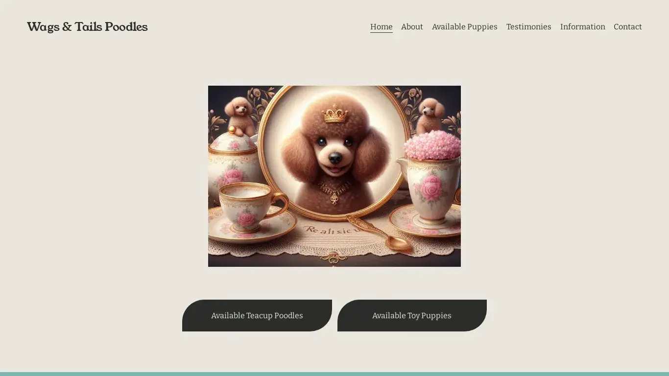 is Wags & Tails Poodles legit? screenshot