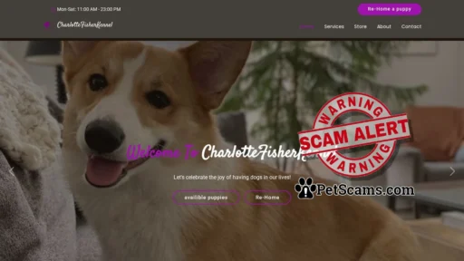 Scam Website: CharlotteFisherKennel