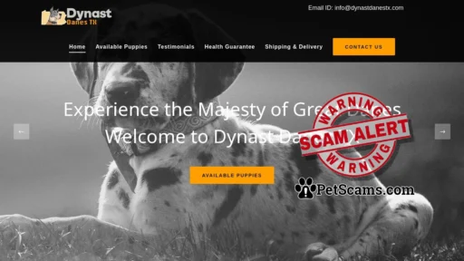 Scam Website: Dynast Danes TX