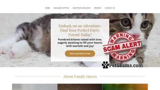 Scam Website: Family Haven