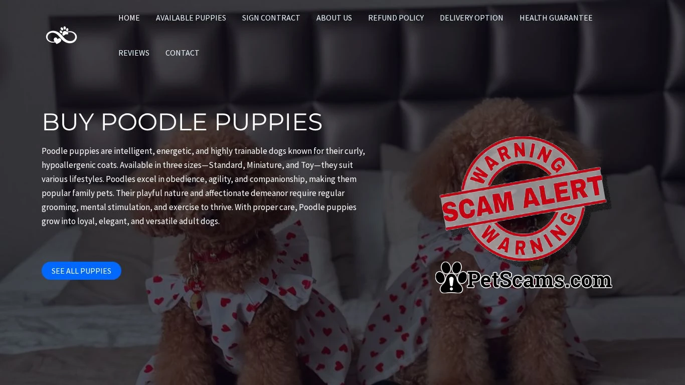 is Pegram Poodle Companions – Buy pups online legit? screenshot