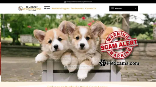 Scam Website: Pembroke Welsh Corgi Kennel – Pembroke Welsh Corgi puppies for sale
