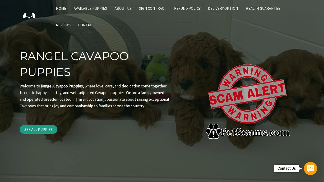is Rangel Cavapoo Puppies – Buy pups online legit? screenshot