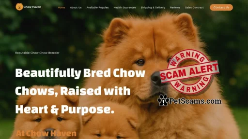 Scam Website: Chow Haven – chowhaven.com