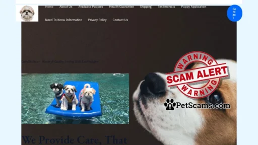 Scam Website: Home - codyshihtzus.com