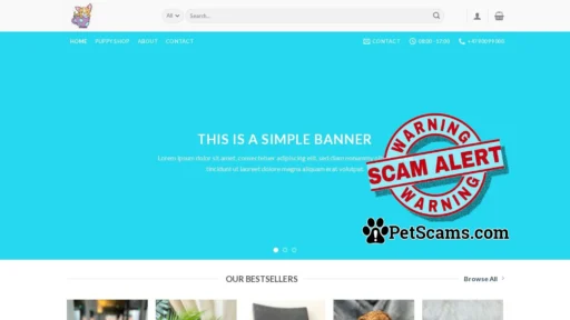 Scam Website: cuteteacuppuppies.com