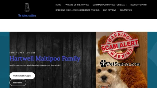 Scam Website: Hartwell Maltipoo Family – Maltipoo Puppies For Sale