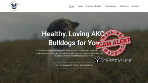 Scam Website: Pristine Bulldogs: AKC French and English Bulldog Breeders | Yogostar Bulldogs Kennel
