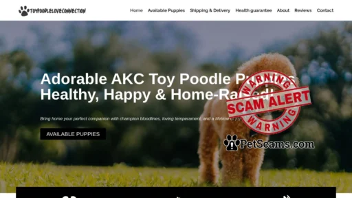 Scam Website: toypoodleloveconnection.com – toypoodleloveconnection.com