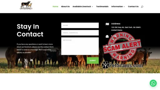 Scam Website: Cattles and Goats farming in USA | Where to buy Boer goats online