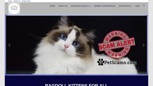 Scam Website: Ragdoll Kittens For Sale – Ragdolls for sale, ragdoll kittens, ragdoll cats
