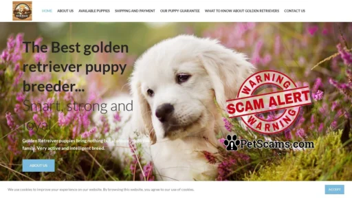 Scam Website: Normangoldenretrieverkennel