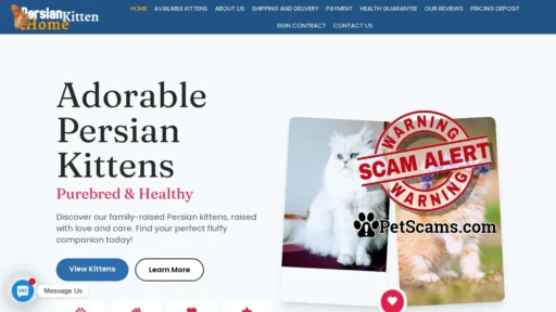 Scam Website: Persian Kitten Home – Persian Kitten Home