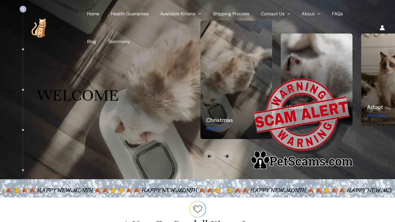 is Home - regalragdollcattery.com legit? screenshot